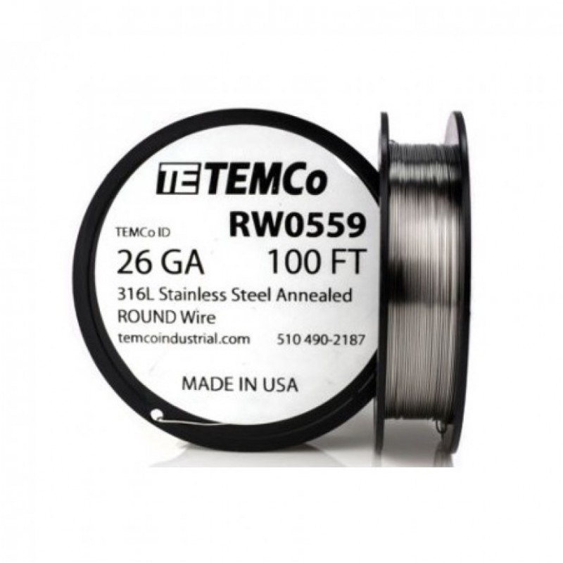 TEMCo Kanthal A1 26 GA 10 Metre Tel