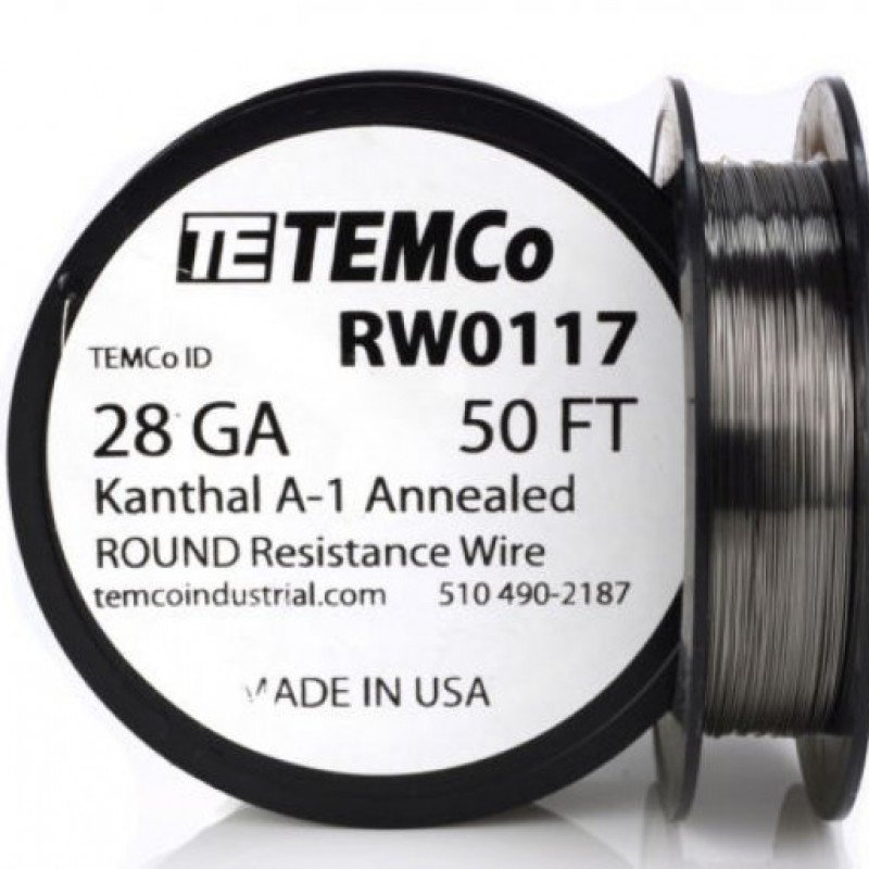 TEMCo Kanthal A1 28 GA 10 Metre Tel